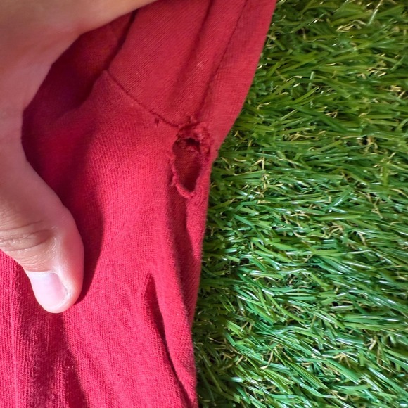 Alabama Crimson Tide Auburn Fan Joke Shirt L Red NCAA College Rivalry Distressed - Picture 5 of 8